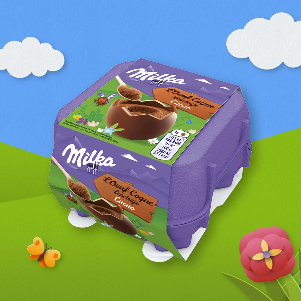 Milka - Boite à oeufs - 136g