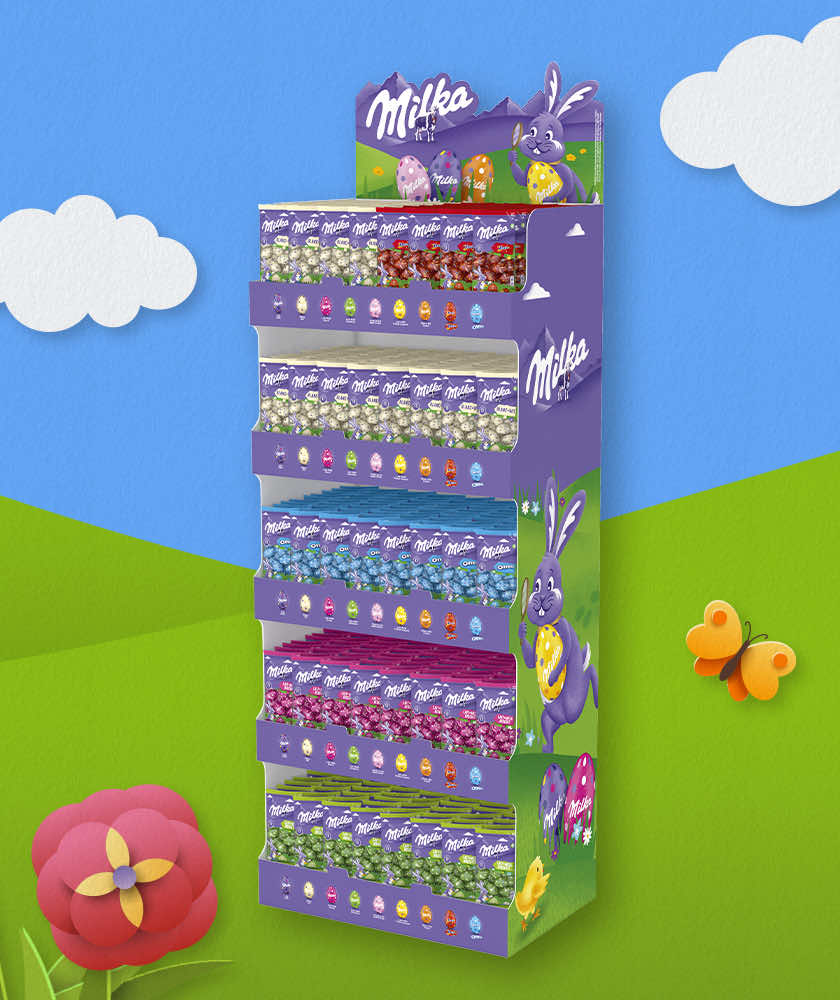 Milka - display Smile