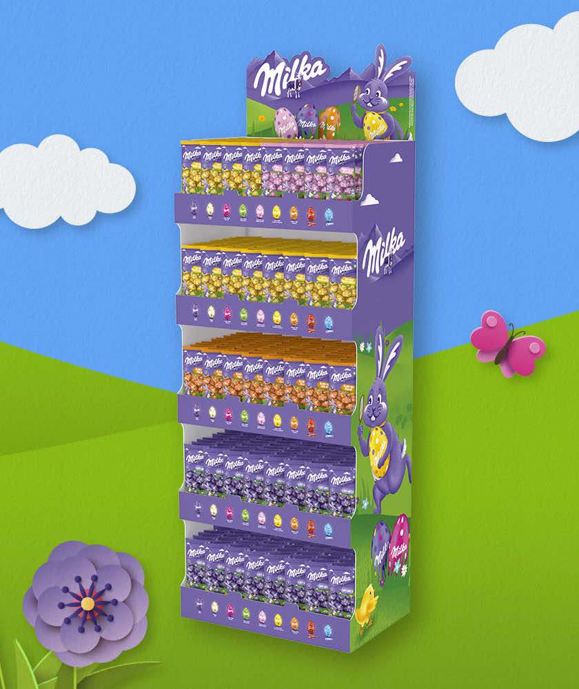 Milka - display Spring